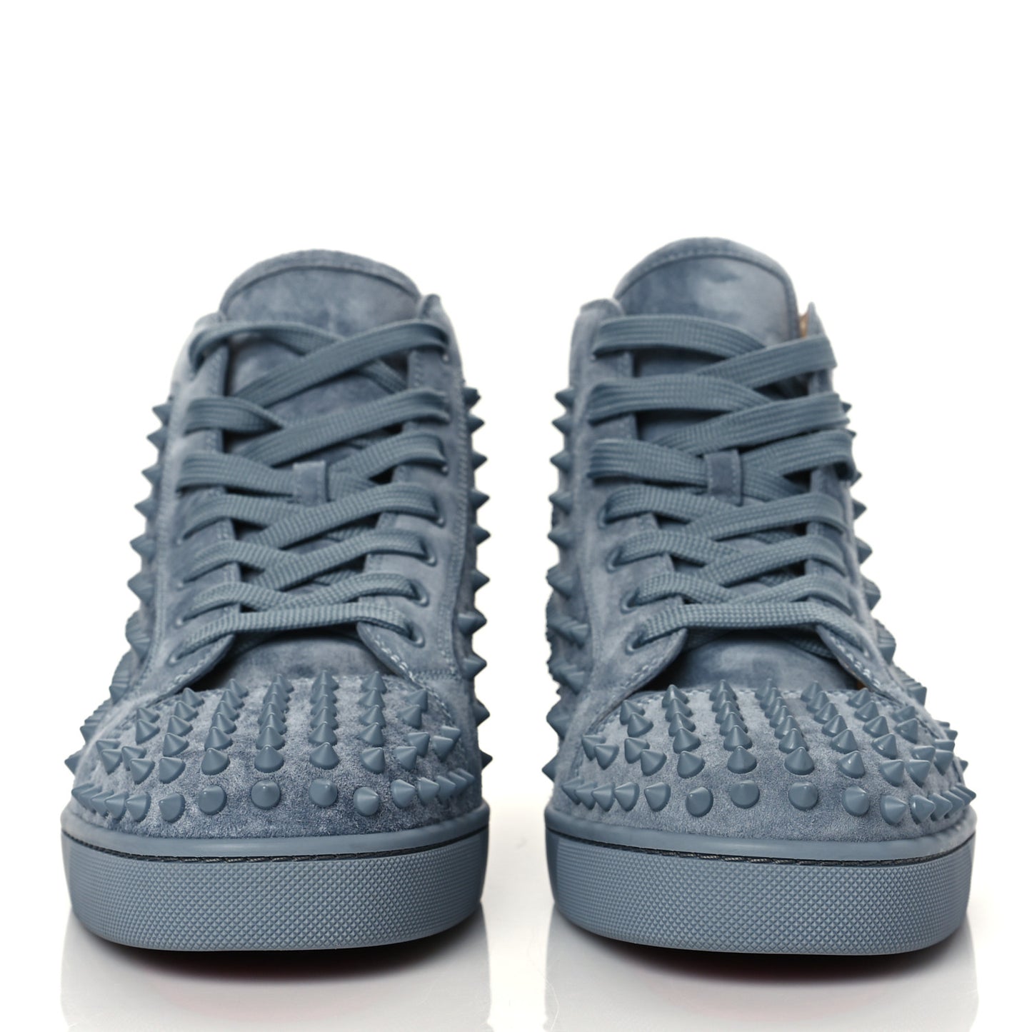Veau Velours Mens Louis Spikes Flat Sneakers 45 Squale
