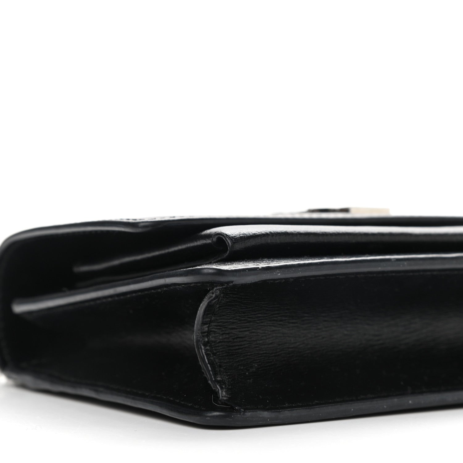 Saint Laurent Calfskin Monogram Sunset Chain Wallet Black 17 of 27