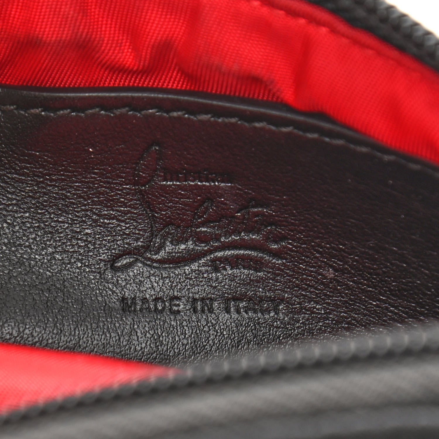 Christian Louboutin Calfskin Spiked Paris NYC Belt Bag Black 6 of 10