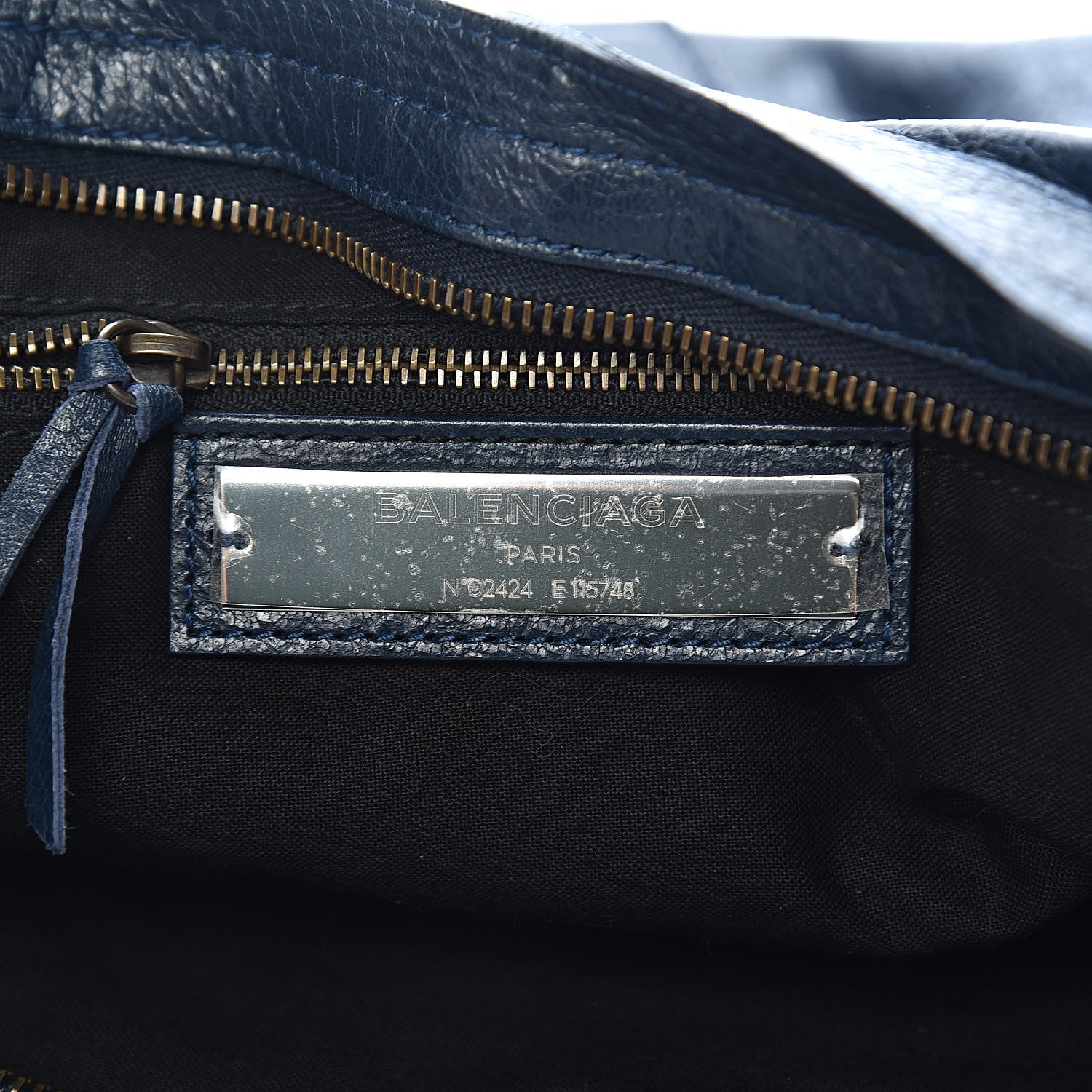 Balenciaga Agneau Classic Hardware City Bleu Obscur 6 of 10
