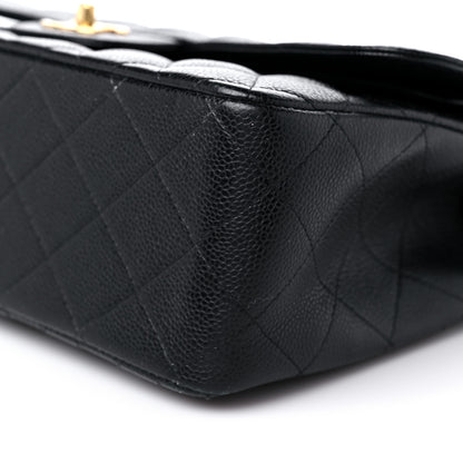 Chanel Caviar Quilted Jumbo Double Flap Black 9 of 12