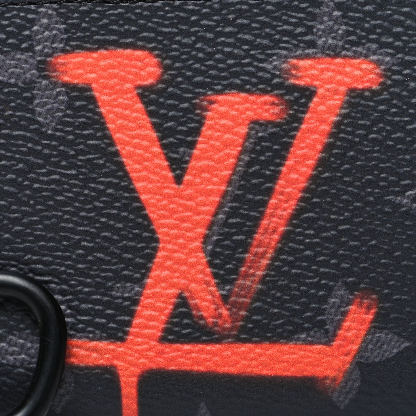 Monogram Eclipse LV Graffiti Key Pouch Multicolor