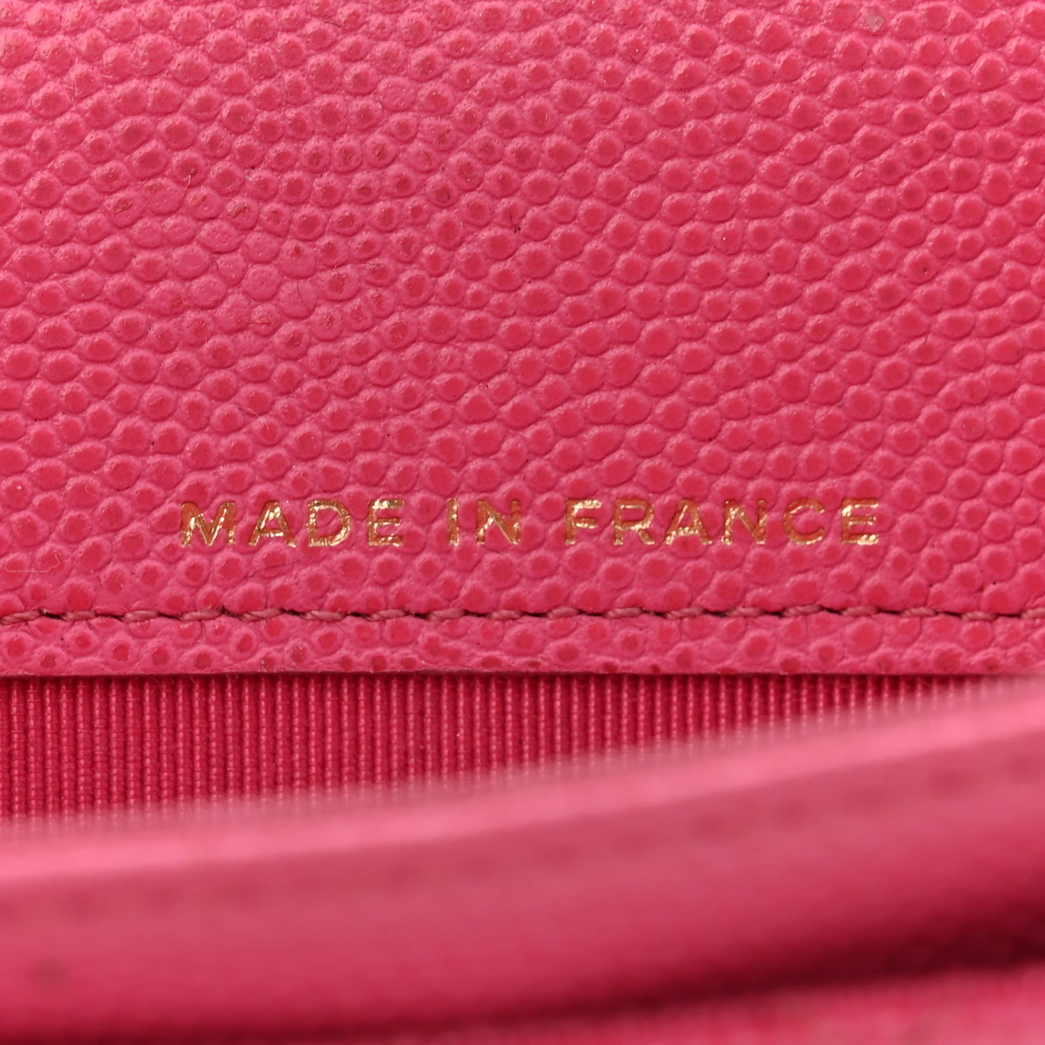 Chanel Caviar Quilted Flap Card Holder Wallet Pink 7 of 10