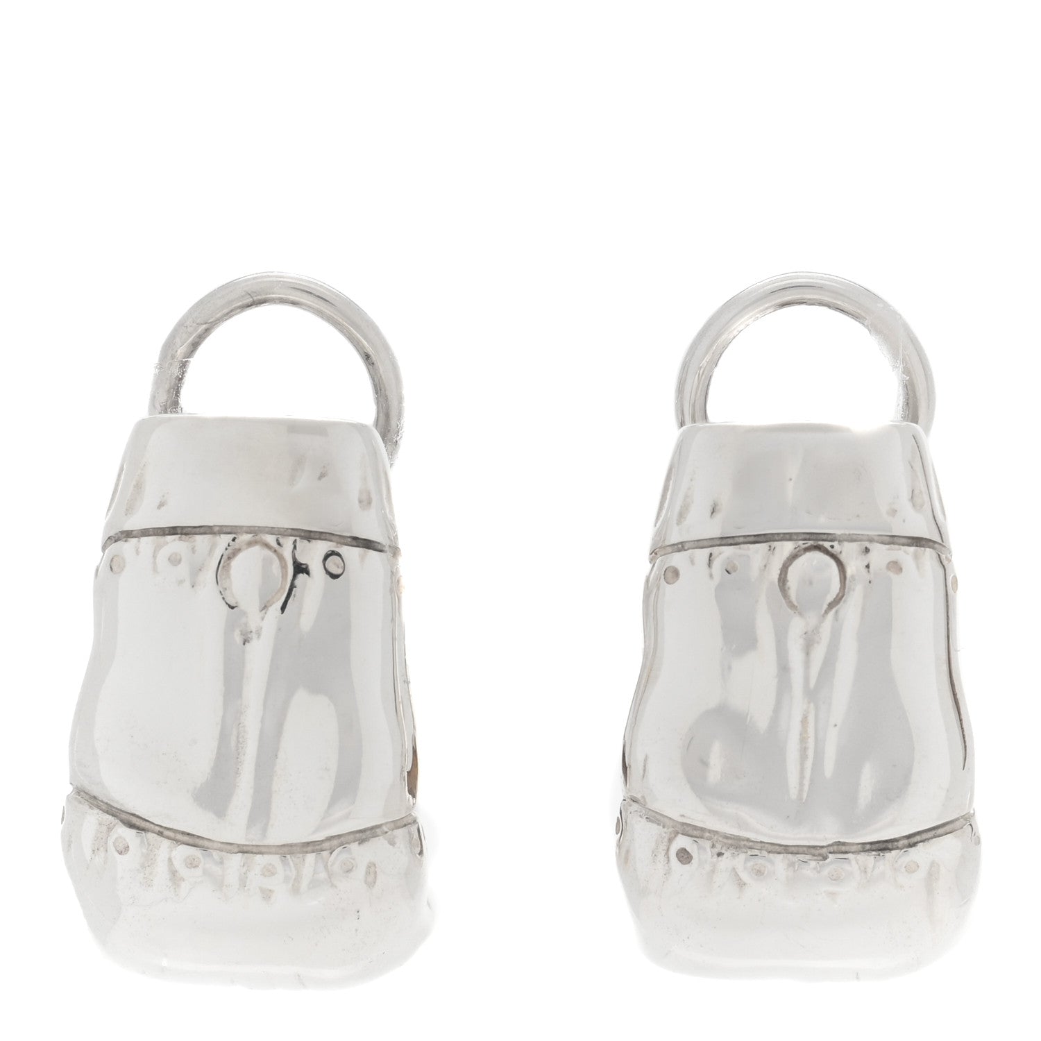 John Hardy Sterling Silver Bamboo J Hoop Earrings 1 of 4