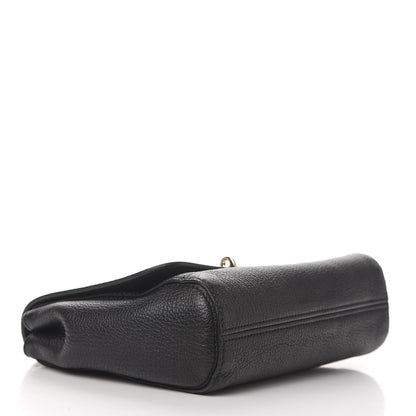Mulberry Glossy Goatskin Small Lily Flap Black 4 of 17