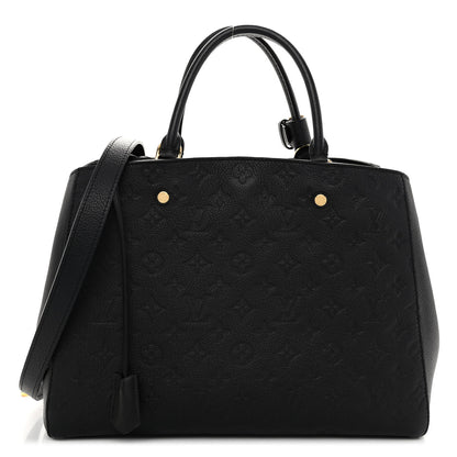 Louis Vuitton Empreinte Montaigne GM Black 1 of 9