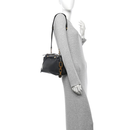 Fendi Vitello Dolce Chain Tail Gold Edition Medium By The Way Boston Bag Black 2 of 10