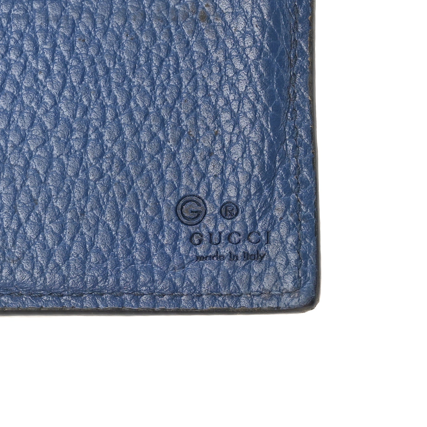 Dollar Calfskin Bi-Color Interlocking G Bi-Fold Wallet Black Caspian