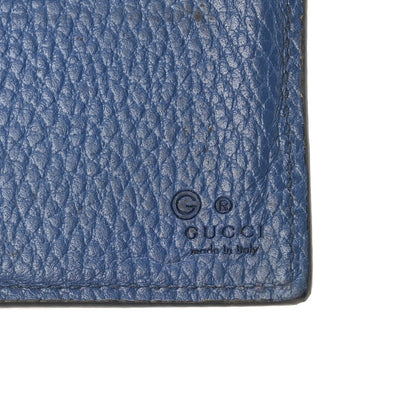 Gucci Dollar Calfskin Bi-Color Interlocking G Bi-Fold Wallet Black Caspian 6 of 8