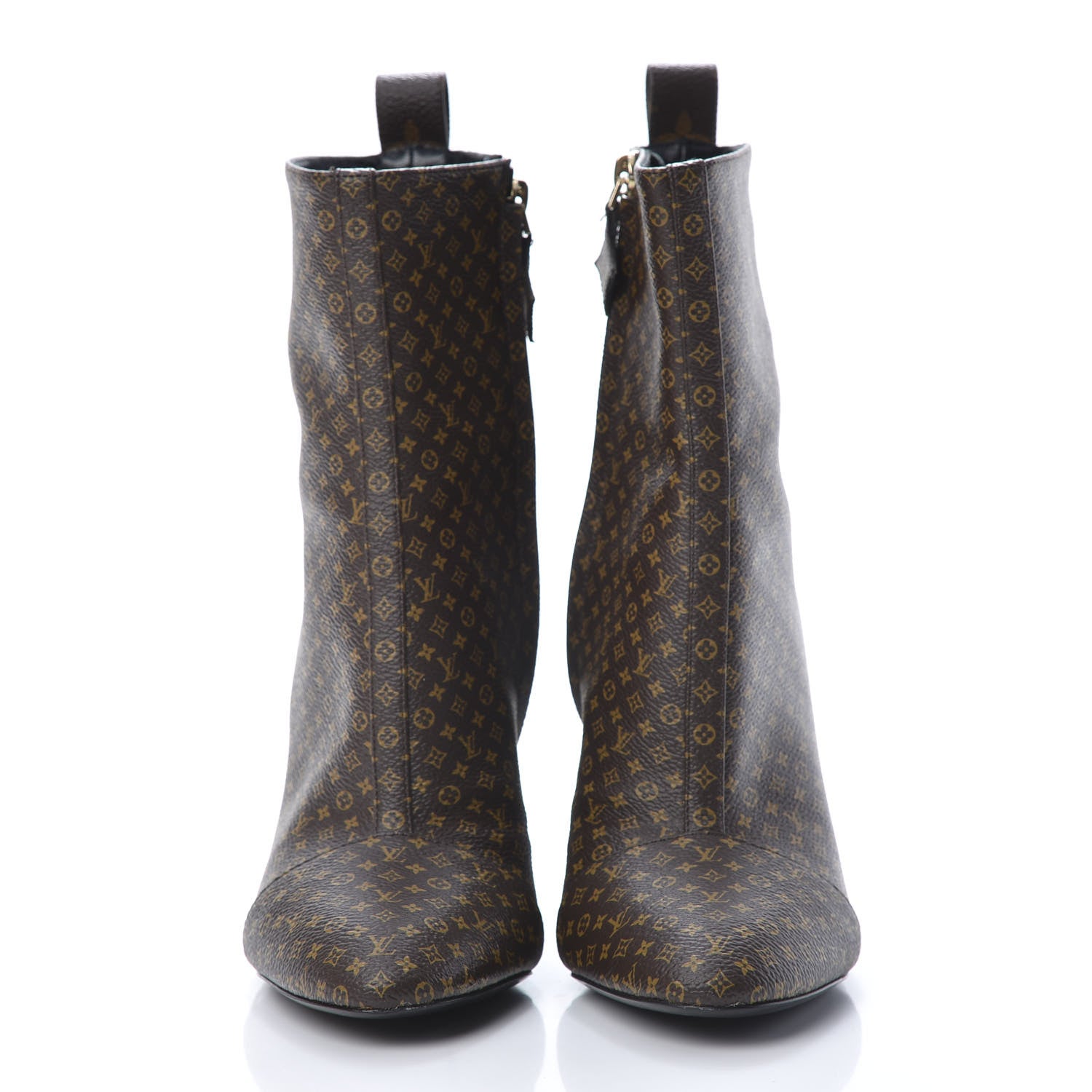 Louis Vuitton Nano Monogram Silhouette Ankle Boots 37 2 of 11