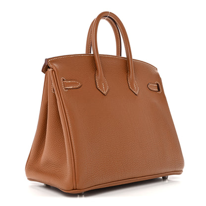 Hermes Togo Birkin 25 Gold 3 of 14
