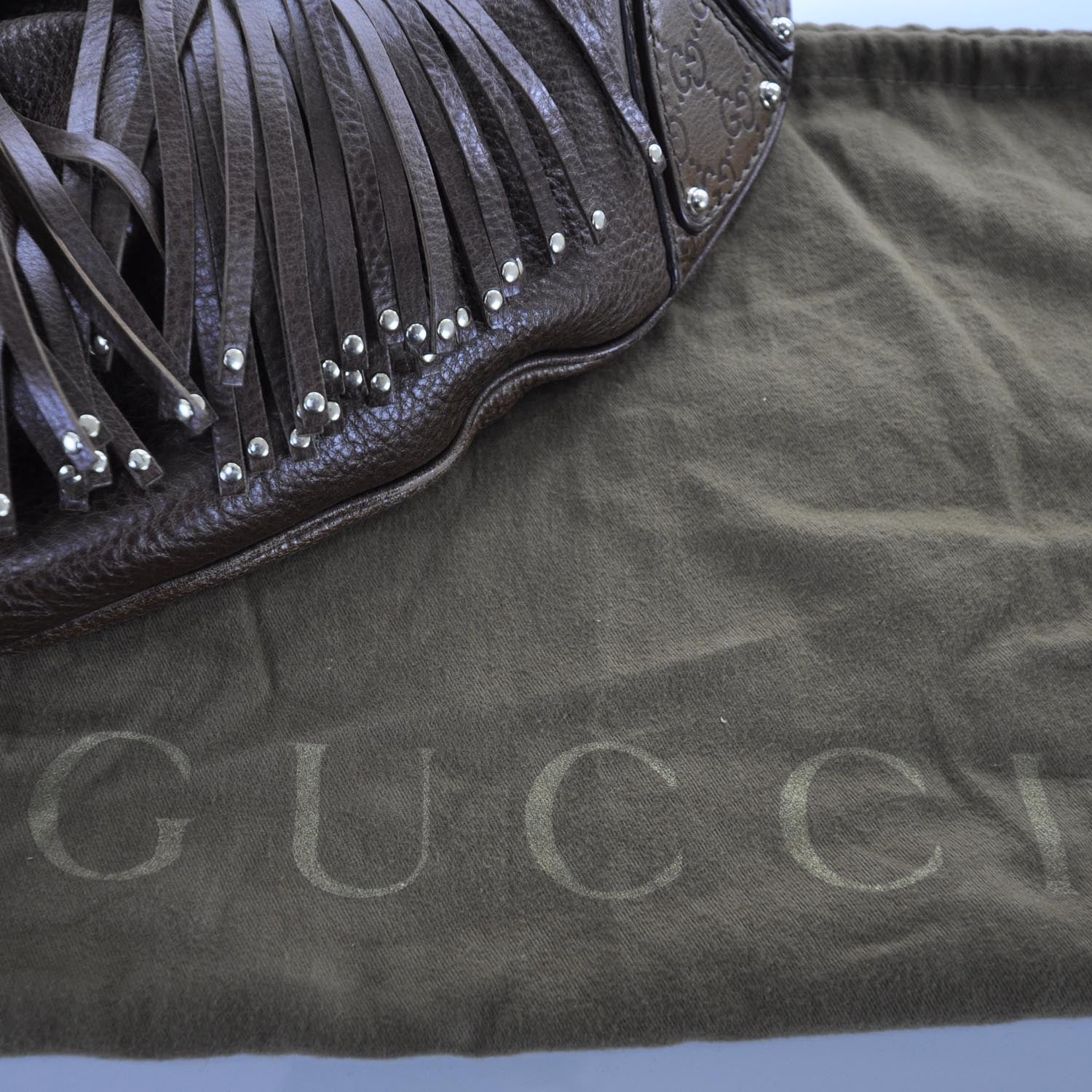Gucci Leather Large Indy Brown 12 of 12