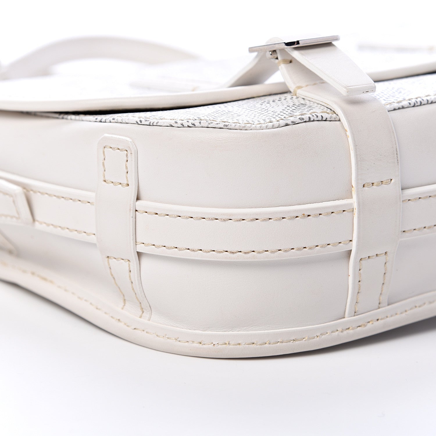Goyard Goyardine Belvedere PM Messenger Bag White 7 of 12