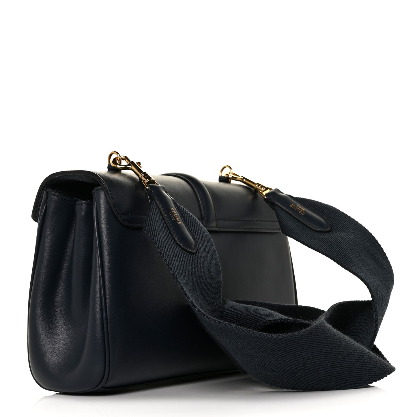 Smooth Calfskin Teen Soft 16 Shoulder Bag Navy