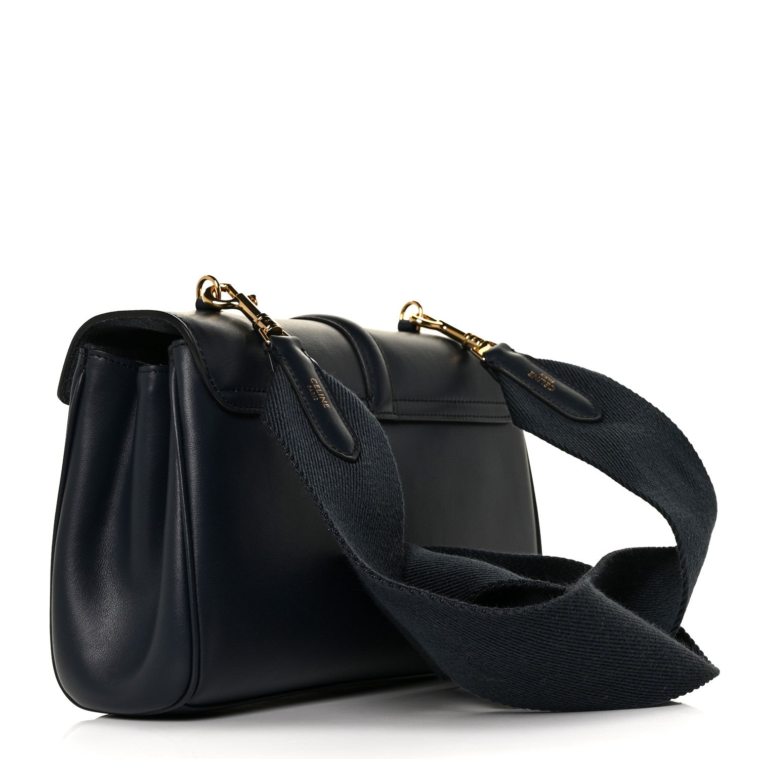 Celine Smooth Calfskin Teen Soft 16 Shoulder Bag Navy 3 of 8