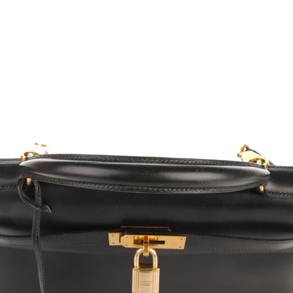 Hermes Box Kelly Sellier 32 Black 9 of 26