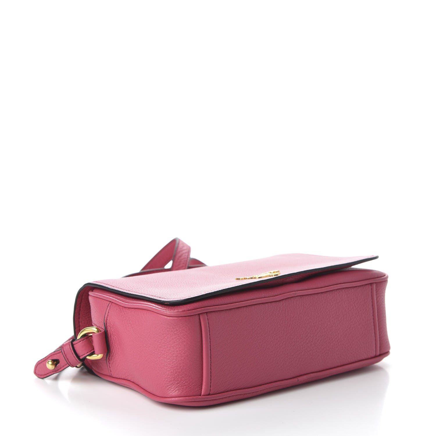 Prada Vitello Daino Flap Crossbody Peonia 4 of 9