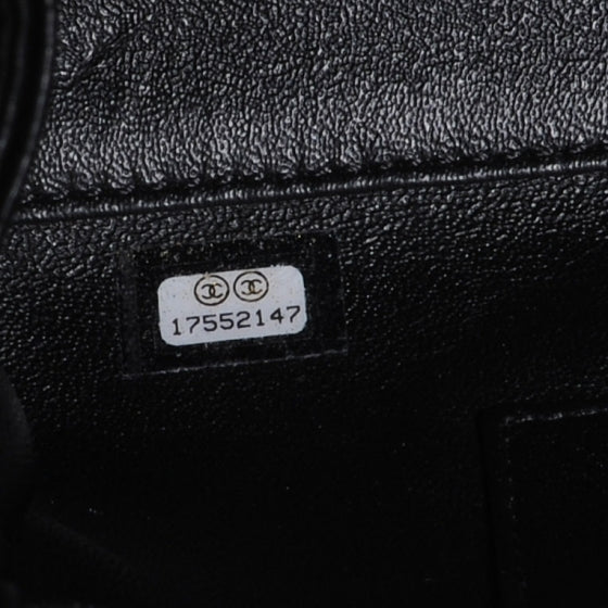 Lambskin Misia Camera Case Flap Black