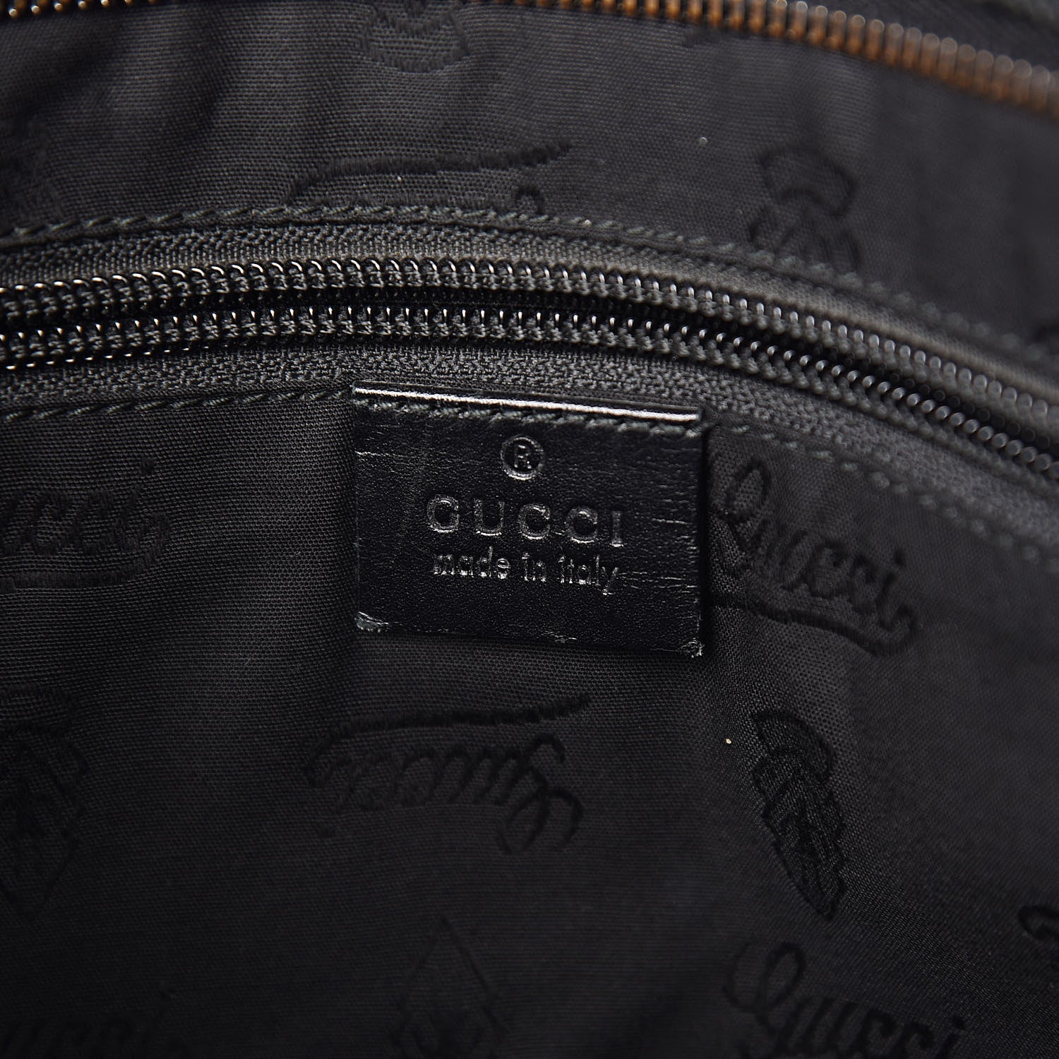 Gucci Imprime Monogram Medium Flat Messenger Bag Black 6 of 12