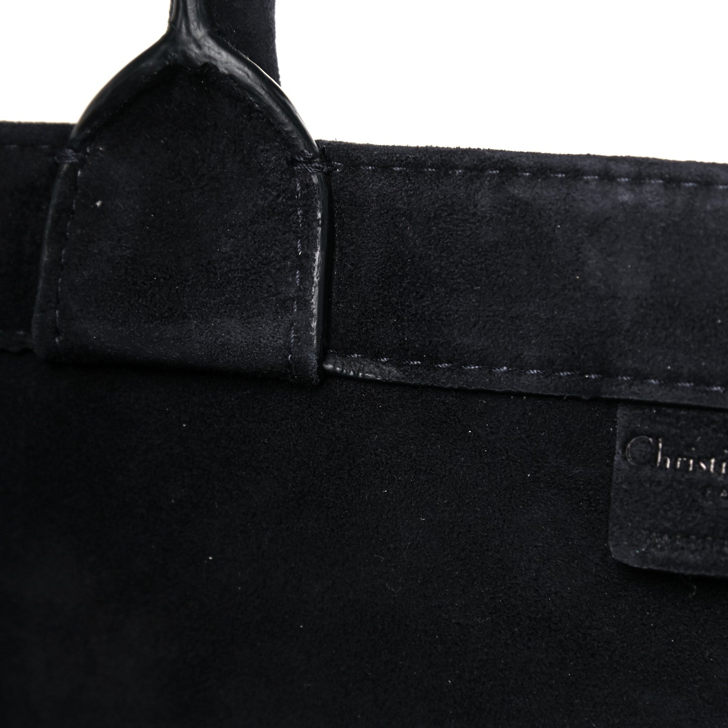 Suede Large L'Air Book Tote Black