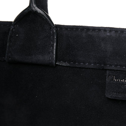 Christian Dior Suede Large L'Air Book Tote Black 10 of 11