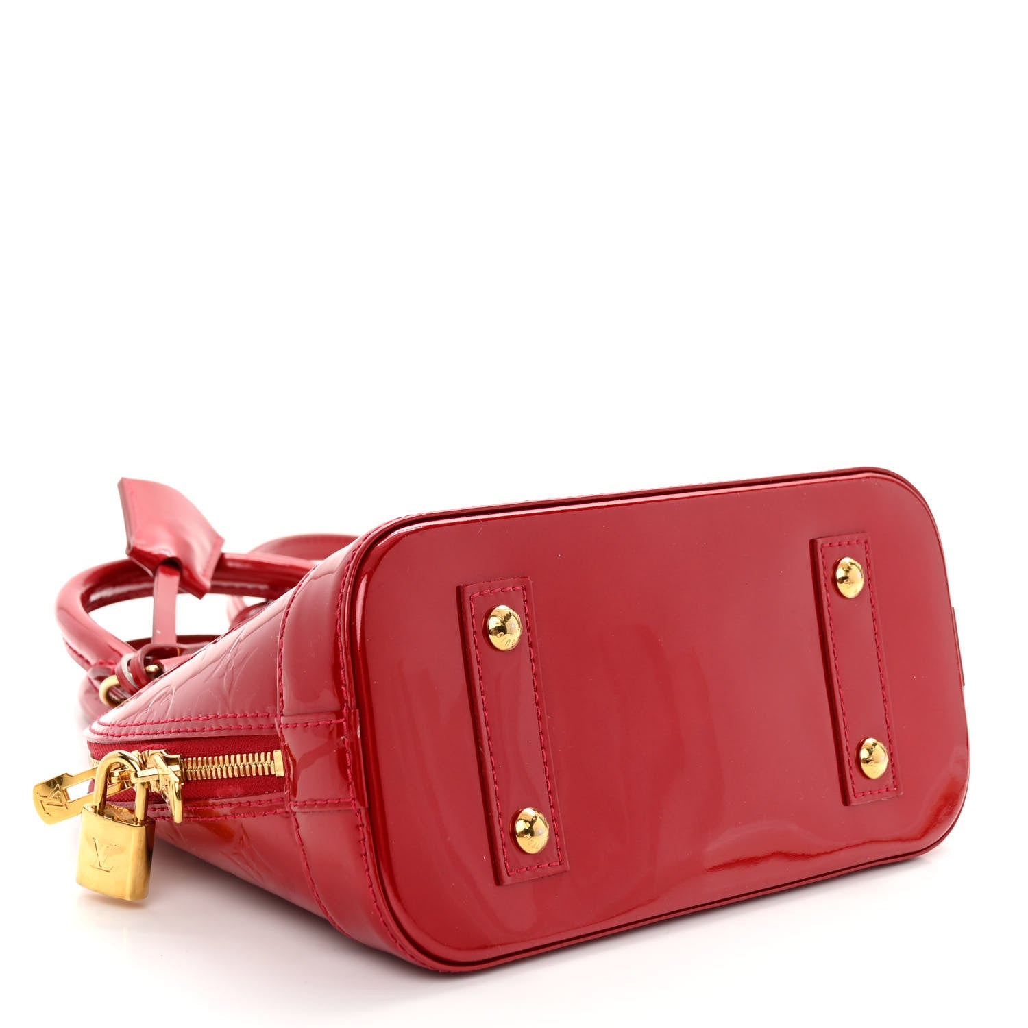 Louis Vuitton Vernis Alma BB Pomme D'Amour 4 of 9