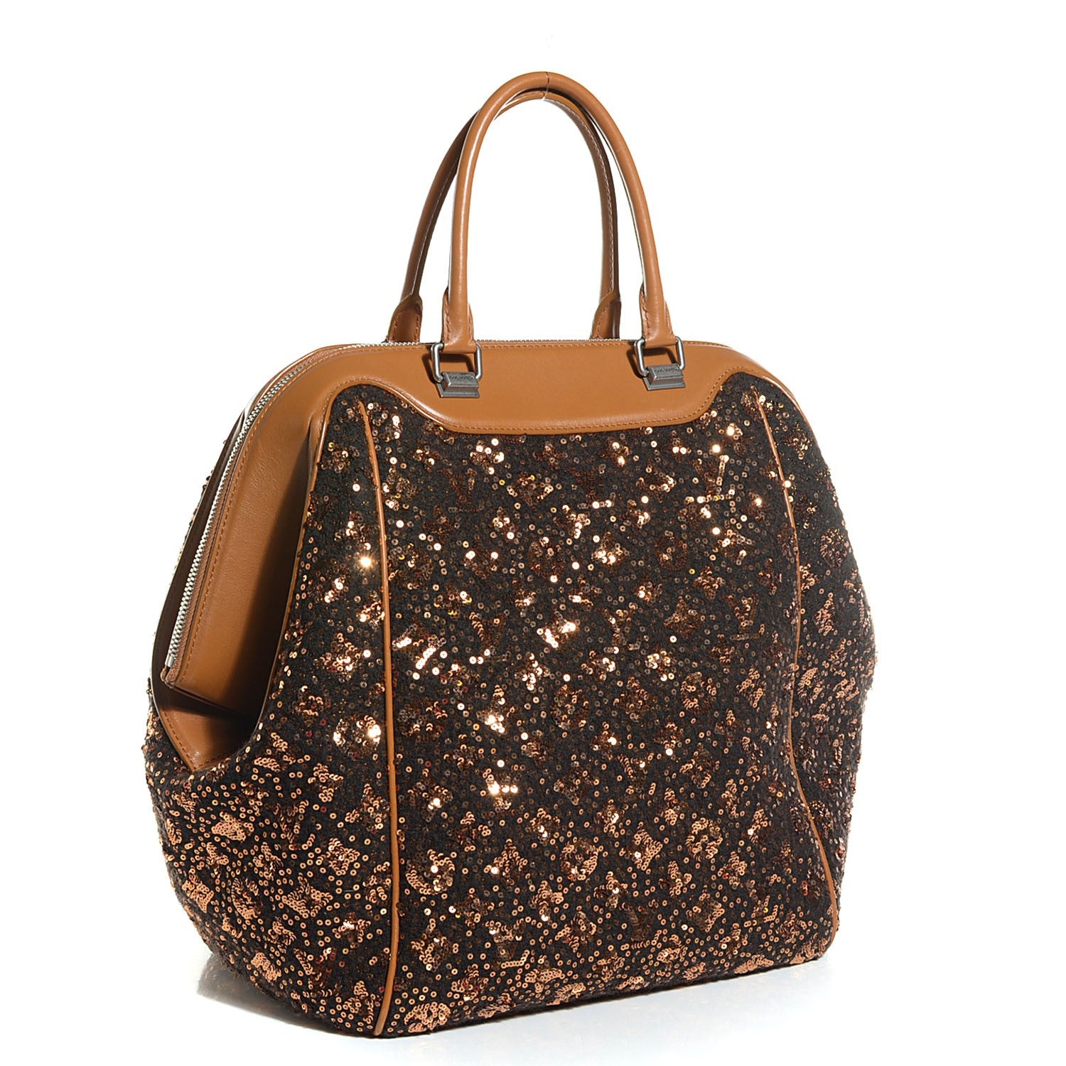 Louis Vuitton Sequin Monogram Sunshine Express North South Gold 3 of 6