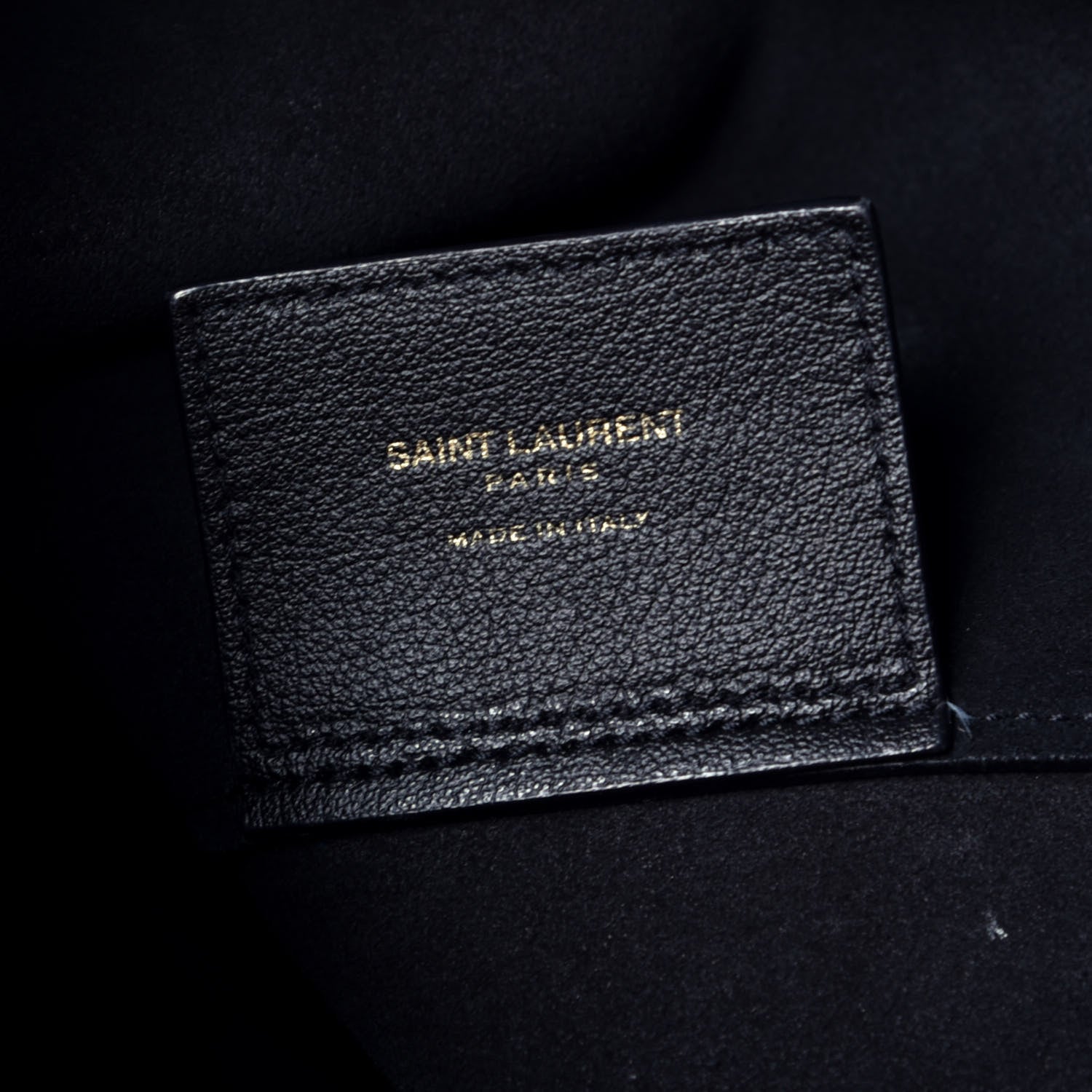 Saint Laurent Calfskin Large Shopping Tote Black 5 of 9