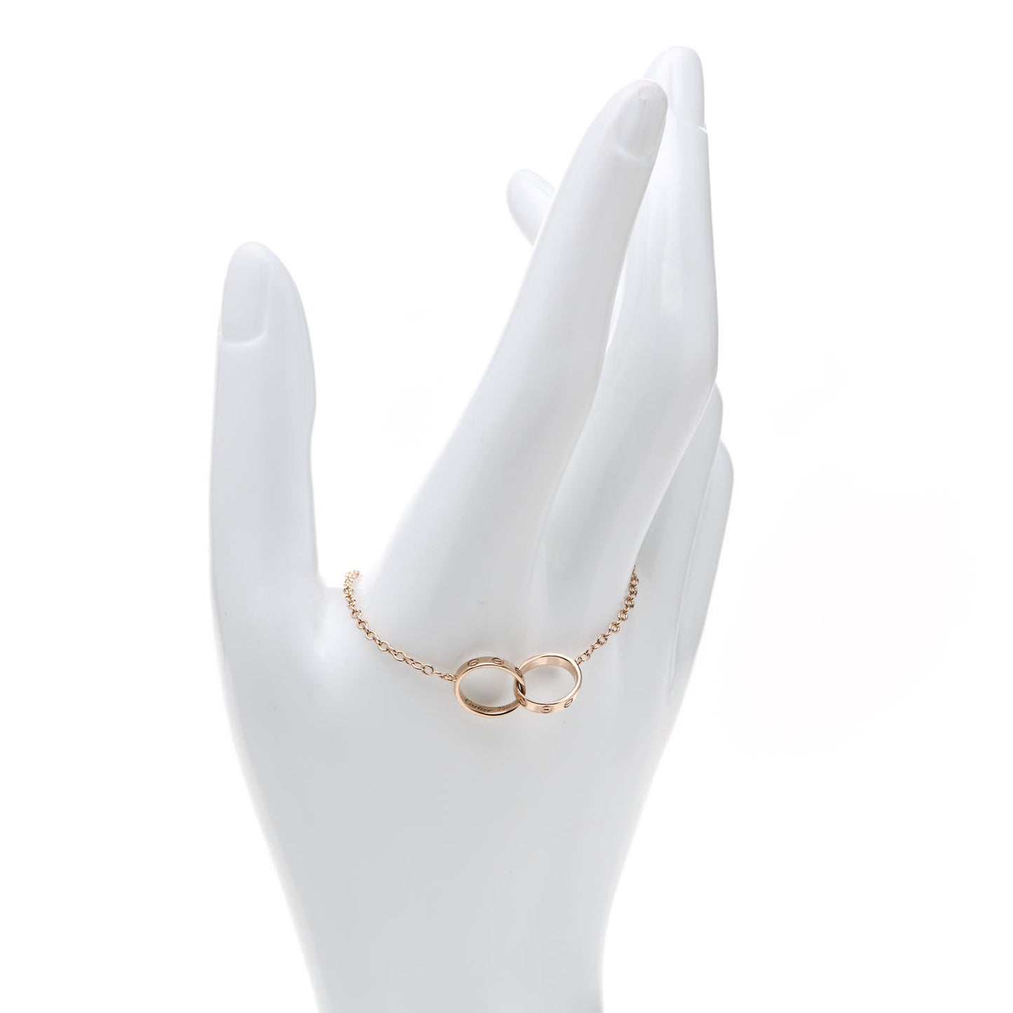 18K Pink Gold Interlocking LOVE Bracelet