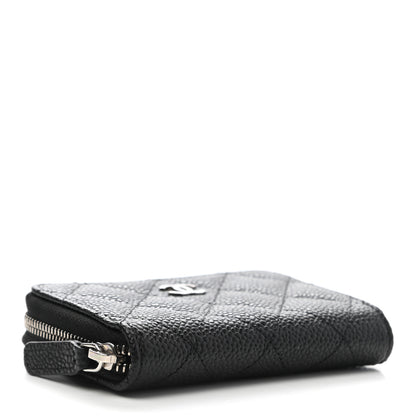 Chanel Caviar Quilted Classic Zipped Coin Purse Black 4 of 8