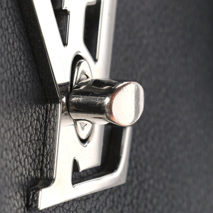 Louis Vuitton Calfskin Lockme Go Tote Black 13 of 14