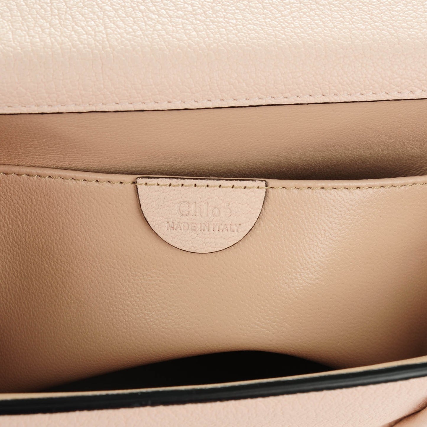 Goatskin Small Elsie Shoulder Bag Cement Pink