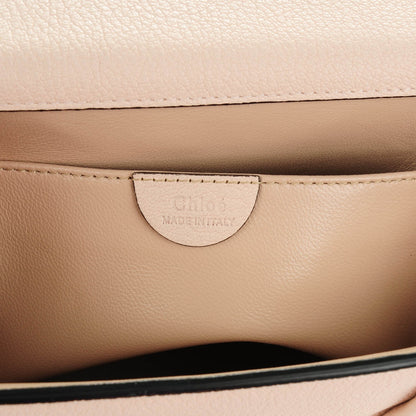 Chloe Goatskin Small Elsie Shoulder Bag Cement Pink 6 of 8