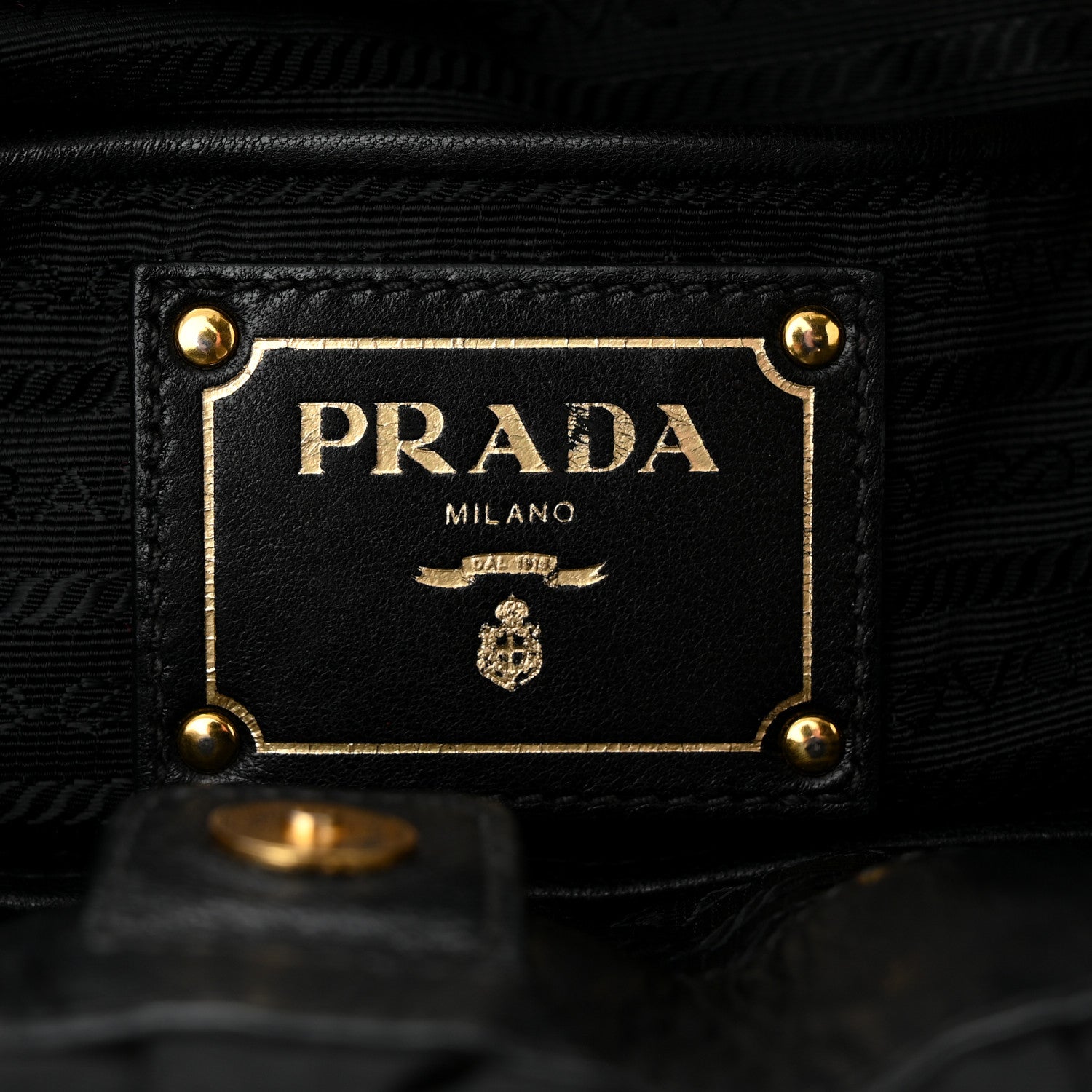 Prada Tessuto Nylon Gaufre Tote Black 6 of 12