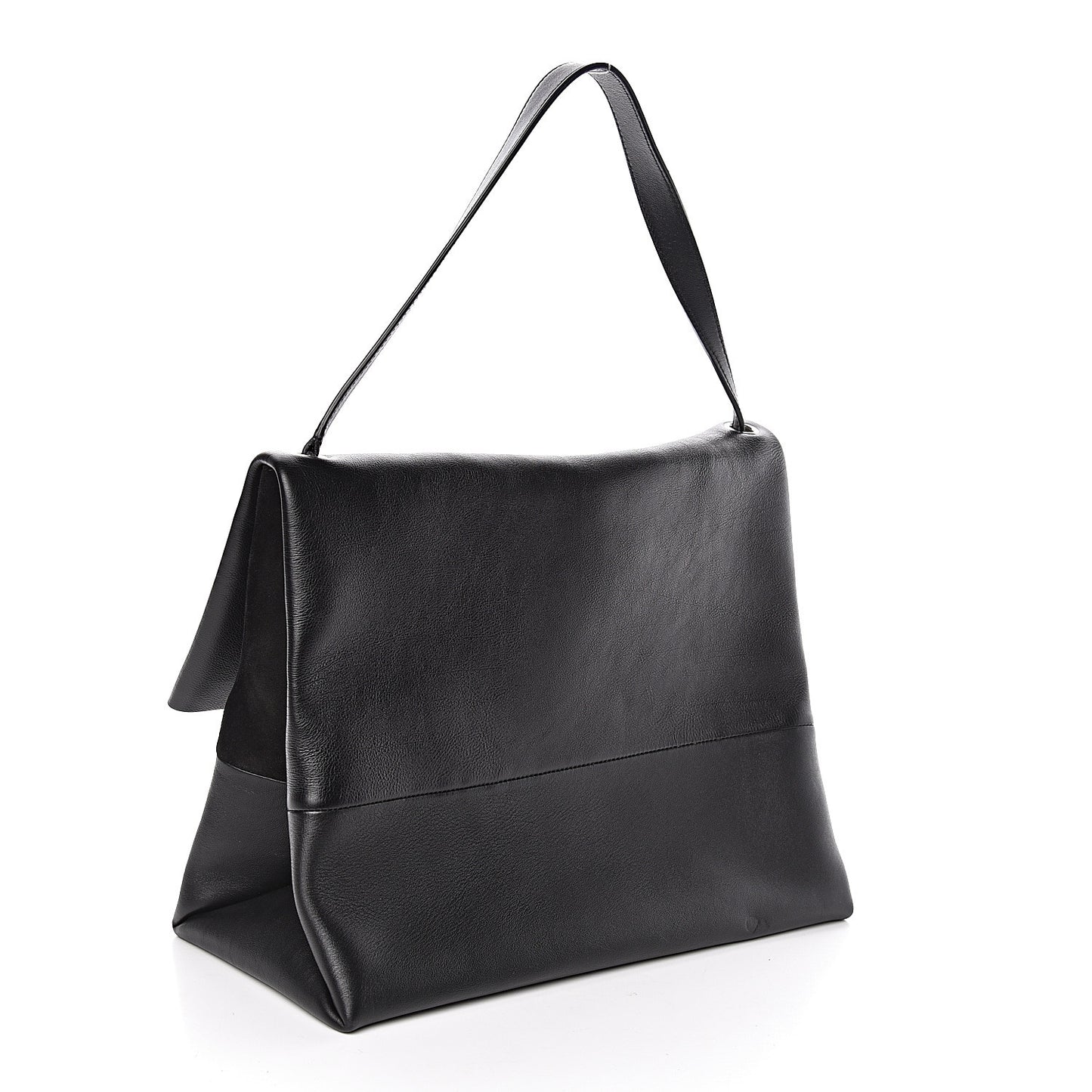 Calfskin All Soft Shoulder Bag Black