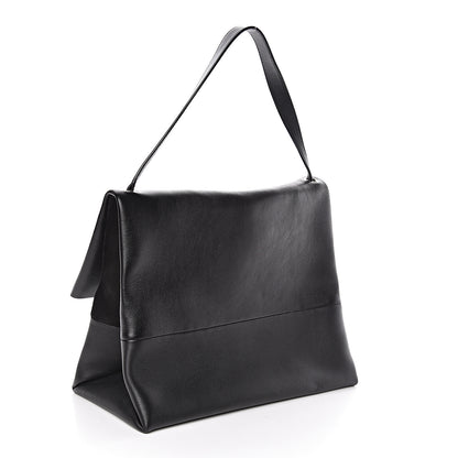 Celine Calfskin All Soft Shoulder Bag Black 3 of 7