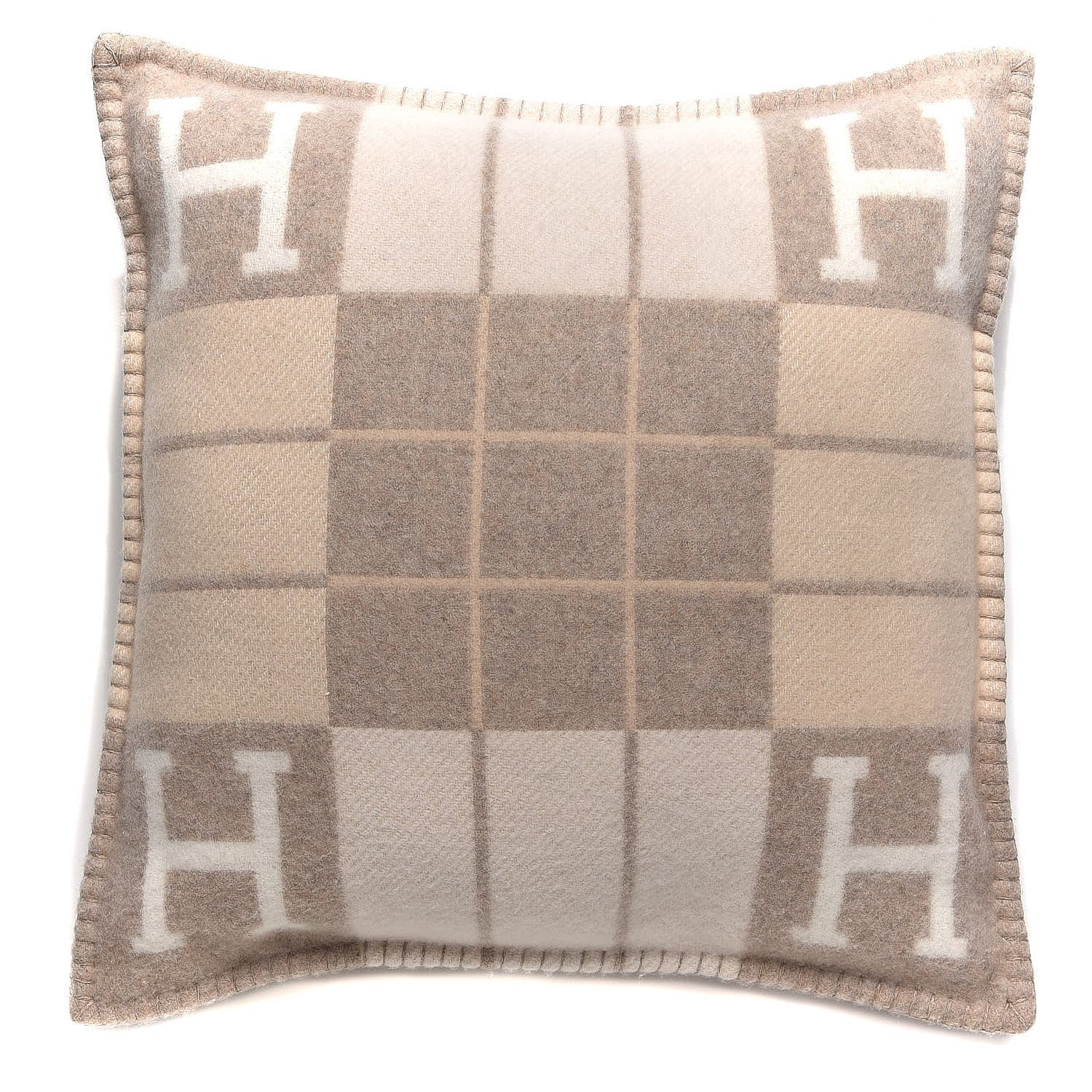 Hermes Wool Cashmere Avalon III Pillow PM Coco Camomille 3 of 5