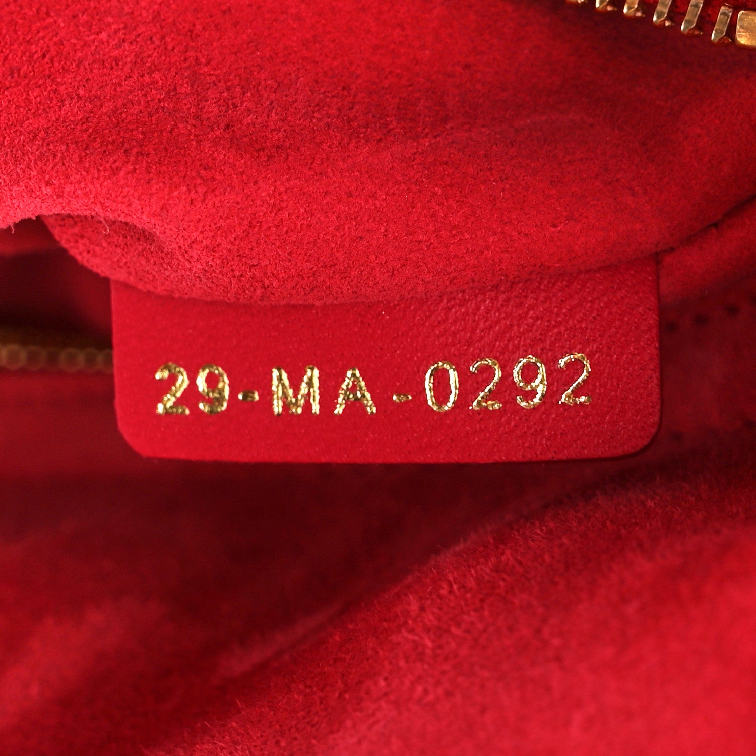 Christian Dior Lambskin Cannage Small My ABCDior Lady Dior Red 7 of 10