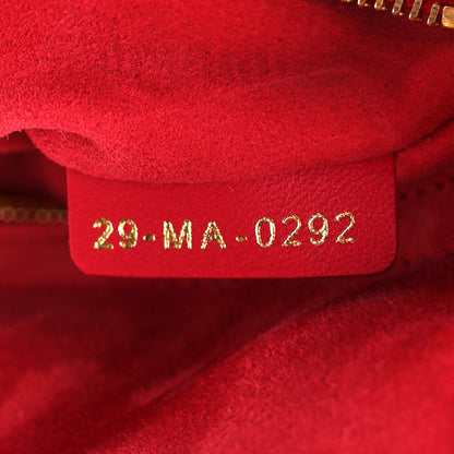 Christian Dior Lambskin Cannage Small My ABCDior Lady Dior Red 7 of 10