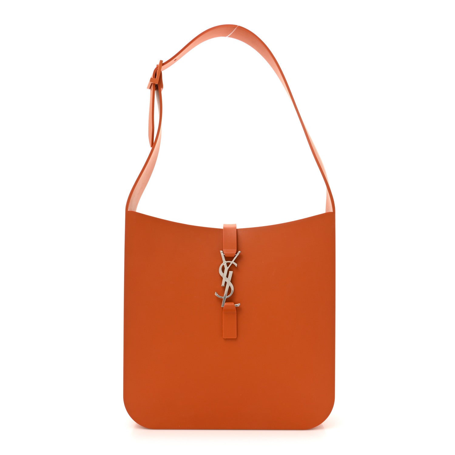 Saint Laurent Soft Rubber Small Le 5 A 7 Hobo Pureed Pumpkin 1 of 11