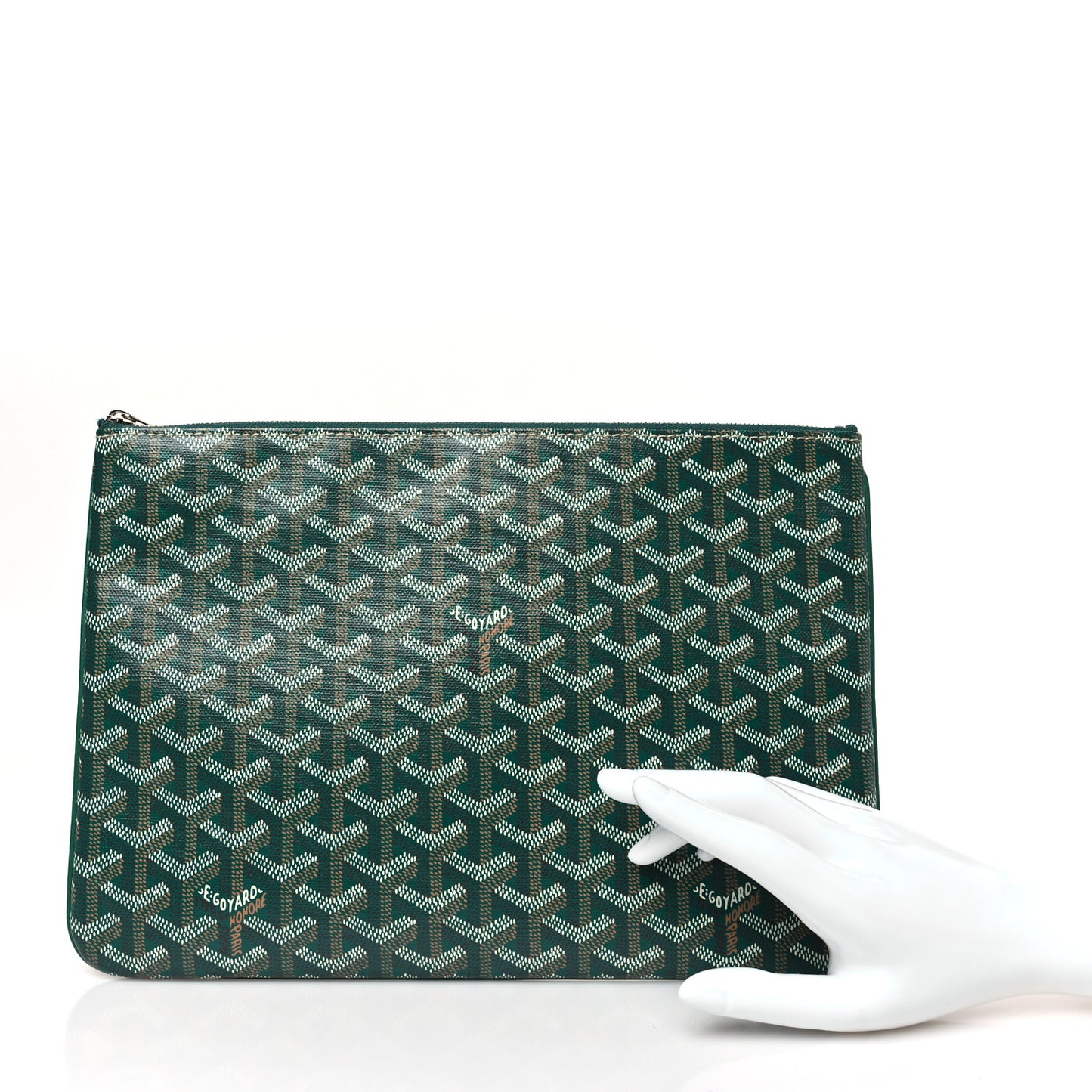 Goyardine Senat Pochette MM Green