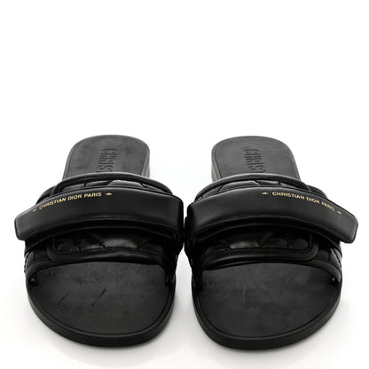 Christian Dior Calfskin Cannage Dio(r)evolution Slide Sandals 36 Black 5 of 10