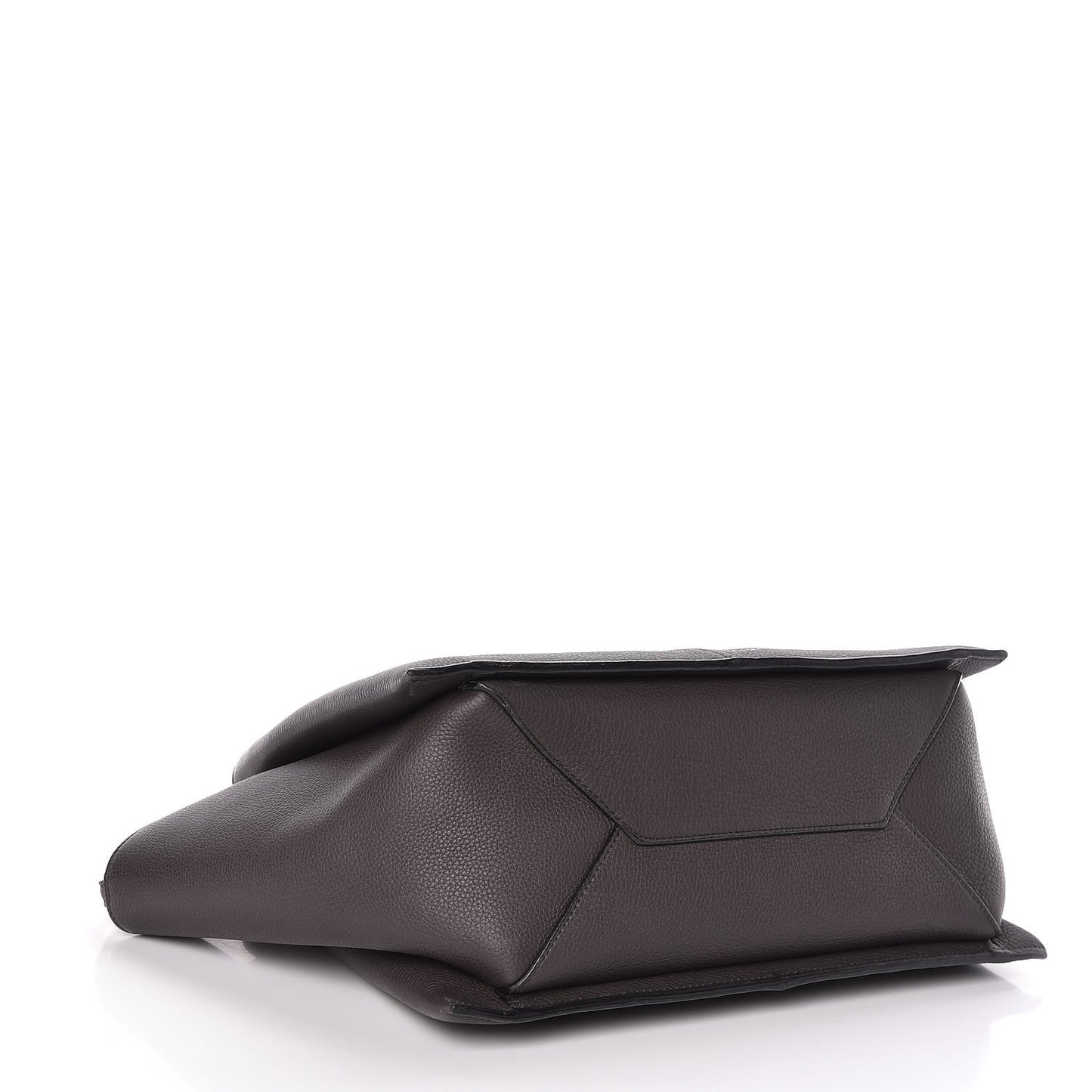 Baby Grained Calfskin Small Tri-Fold Bag Anthracite
