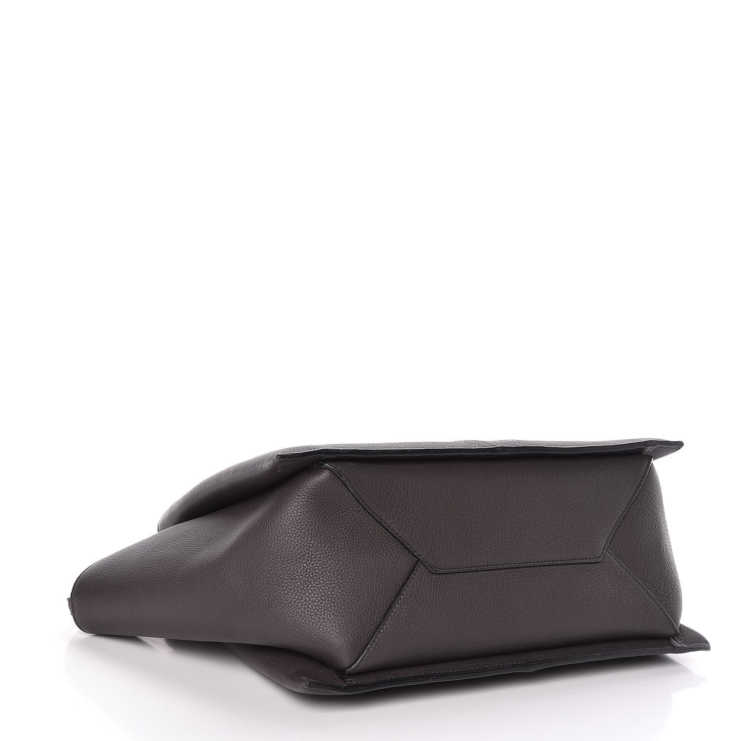 Celine Baby Grained Calfskin Small Tri-Fold Bag Anthracite 4 of 11