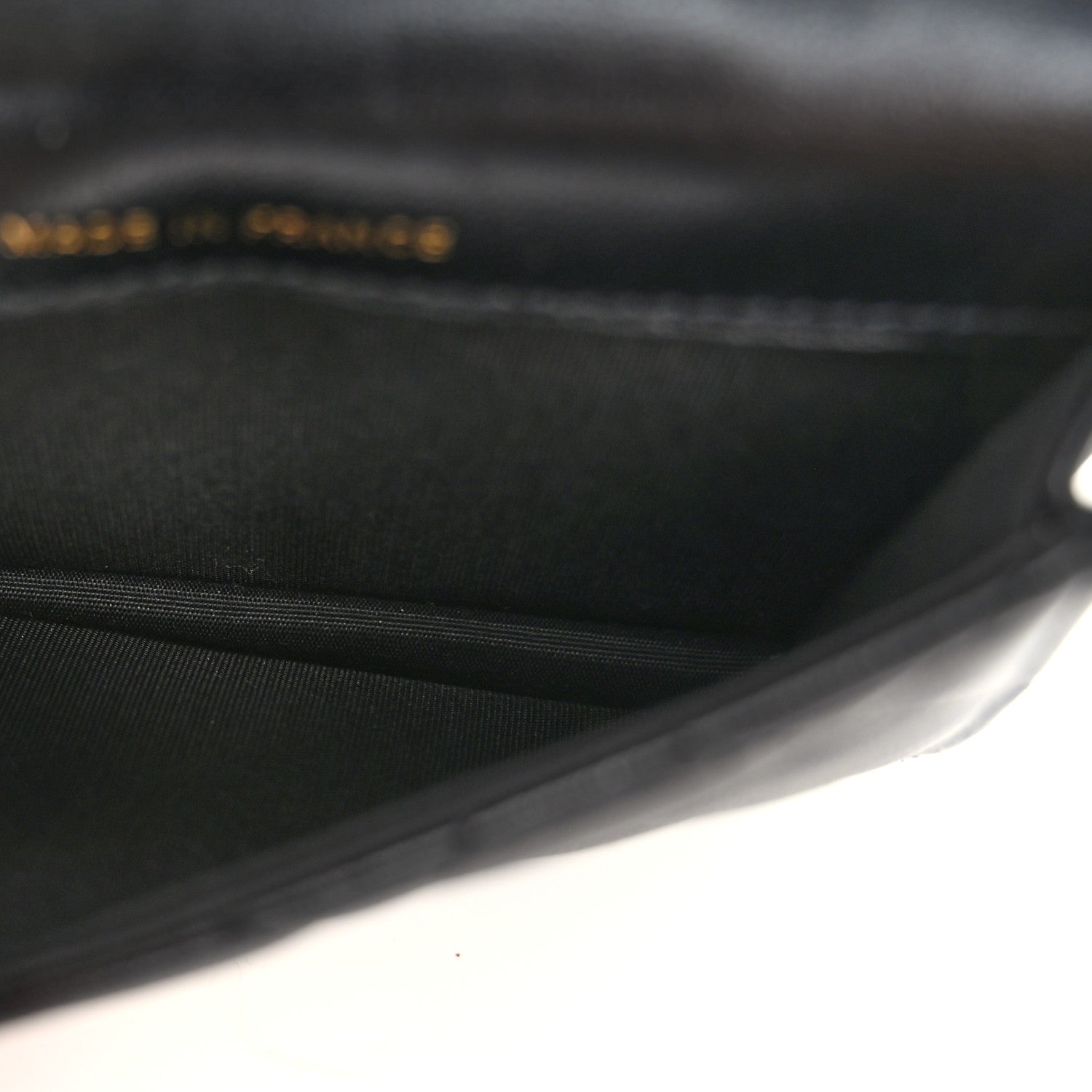 Chanel Lambskin Quilted Top Handle Flap Coin Purse With Chain Black 5 of 12