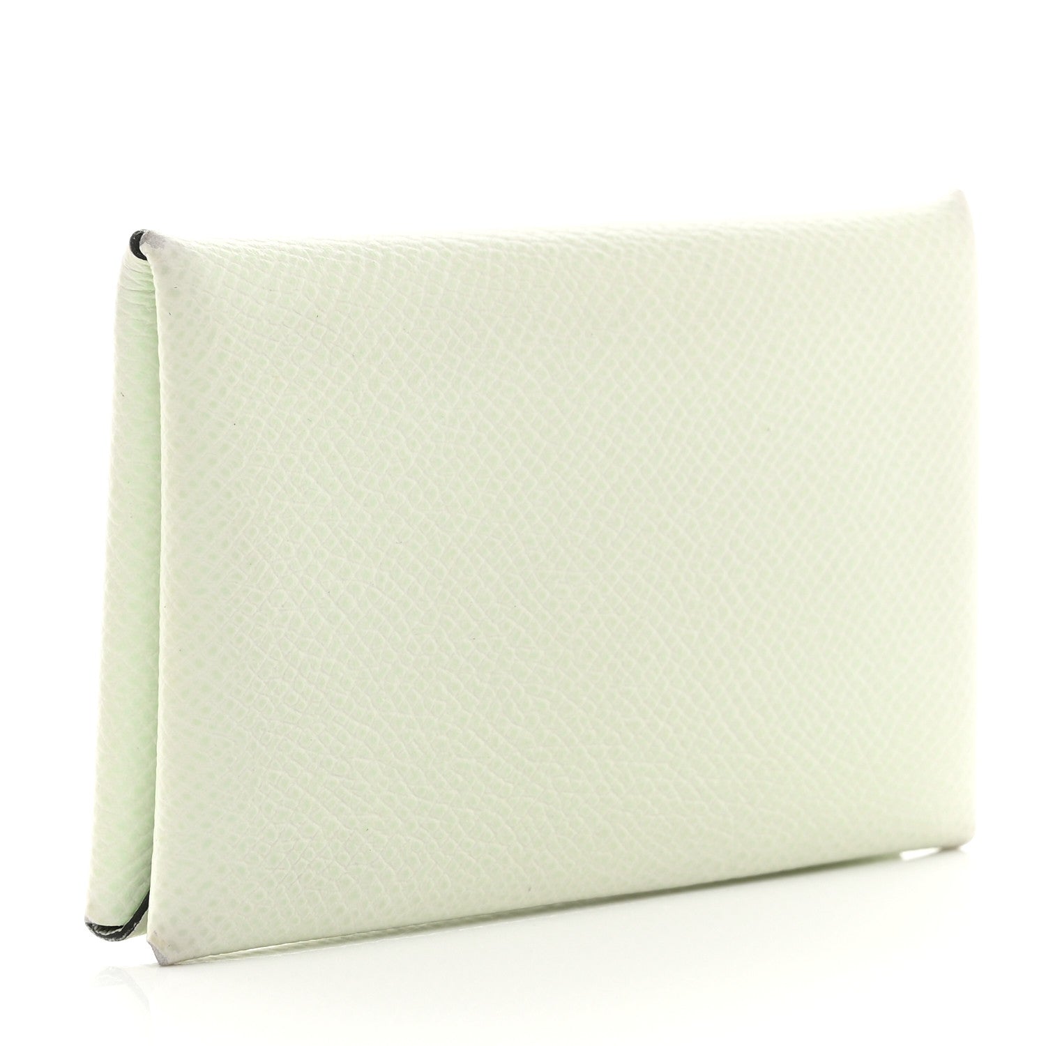Hermes Epsom Calvi Card Case Vert Fizz 3 of 8
