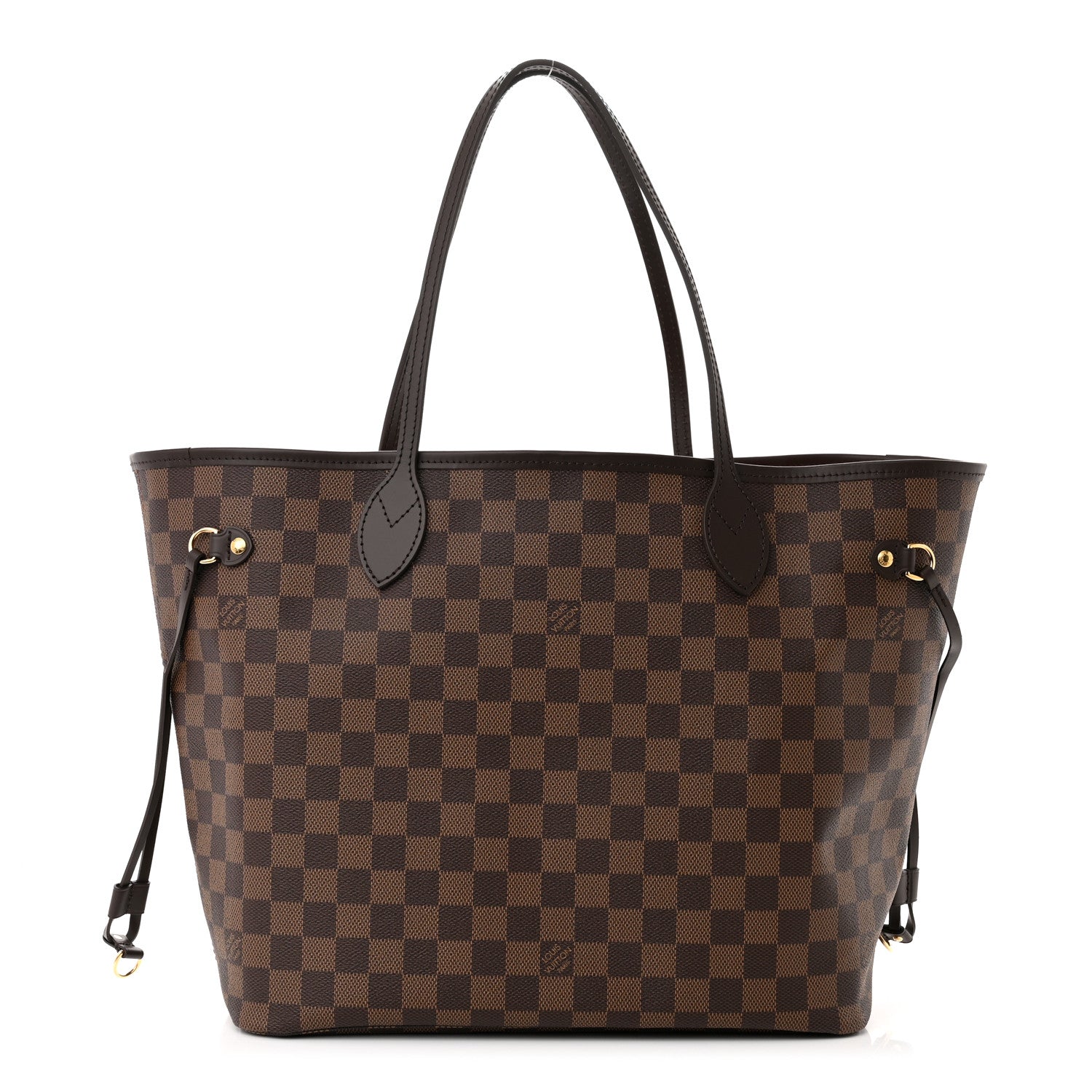 Louis Vuitton Damier Ebene Neo Neverfull MM Rose Ballerine 3 of 12