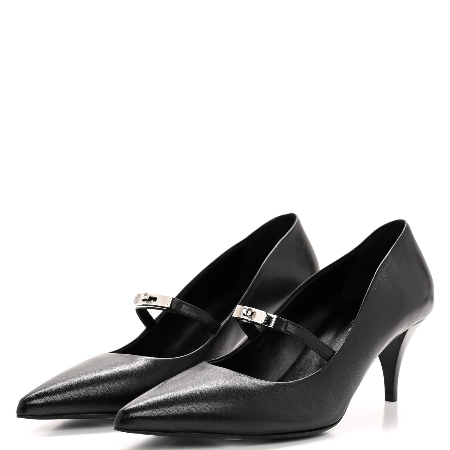 Hermes Nappa Majeste 60 Pumps 38 Black 4 of 10
