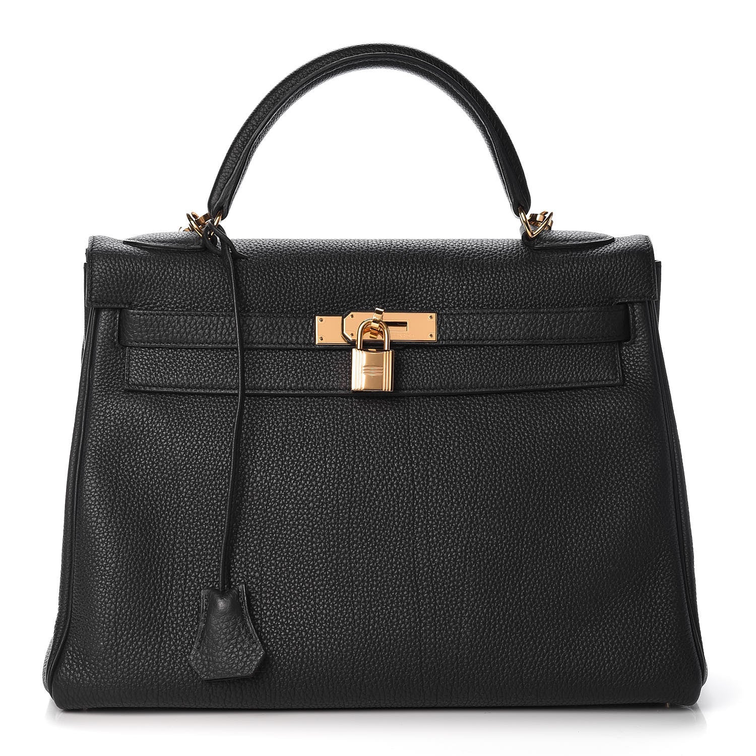 Hermes Togo Kelly Retourne 32 Black 1 of 10