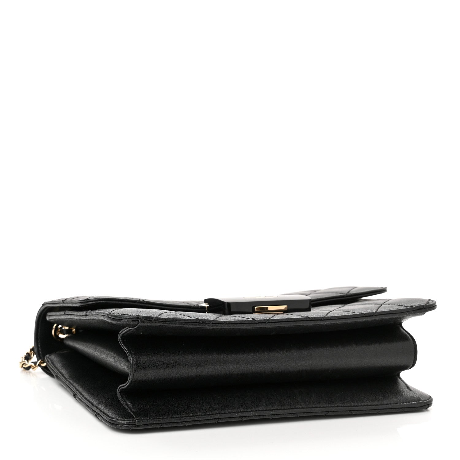 Chanel Sheepskin Quilted Beauty Lock Flap Black 3 of 12